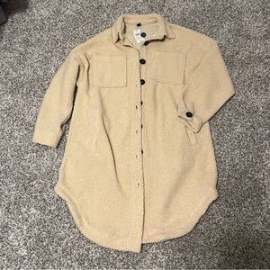 Shirt jacket dress